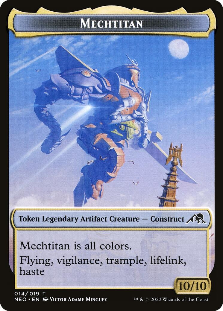 Image for Mechtitan Token (14) [Kamigawa: Neon Dynasty] - Magic: The Gathering