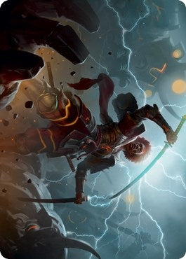 Image for Raiyuu, Storm's Edge Art Card (31) [Kamigawa: Neon Dynasty] - Magic: The Gathering