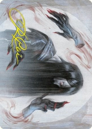 Image for Clawing Torment Art Card (Gold-Stamped Signature) (32) [Kamigawa: Neon Dynasty] - Magic: The Gathering