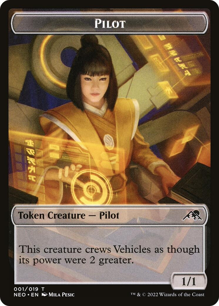 Image for Pilot Token (1) [Kamigawa: Neon Dynasty] - Magic: The Gathering