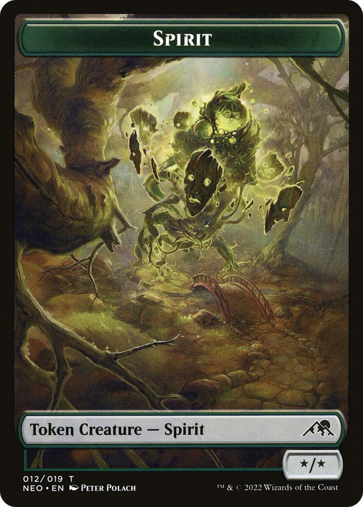 Image for Spirit Token (012) (12) [Kamigawa: Neon Dynasty] - Magic: The Gathering
