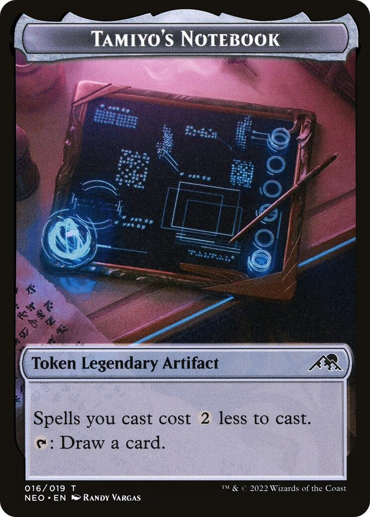 Image for Tamiyo's Notebook Token (16) [Kamigawa: Neon Dynasty] - Magic: The Gathering