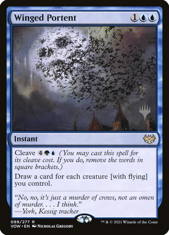 Image for Winged Portent [Kamigawa: Neon Dynasty] - Magic: The Gathering