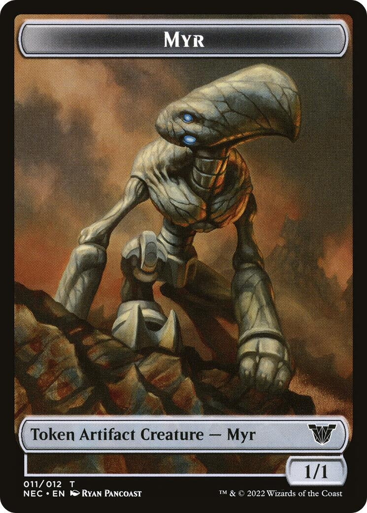 Image for Myr // Pilot Double-Sided Token (11 // 1) [Kamigawa: Neon Dynasty] - Magic: The Gathering
