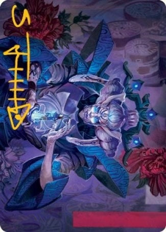 Image for Tameshi, Reality Architect Art Card (36/81) (Gold-Stamped Signature) (36) [Kamigawa: Neon Dynasty] - Magic: The Gathering