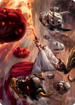 Image for Unquenchable Fury Art Card (39) [Kamigawa: Neon Dynasty] - Magic: The Gathering
