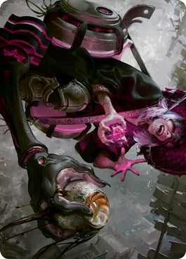 Image for Undercity Scrounger Art Card (42) [Kamigawa: Neon Dynasty] - Magic: The Gathering