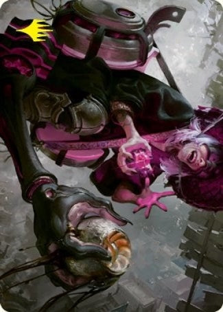 Image for Undercity Scrounger Art Card (Gold-Stamped Signature) (42) [Kamigawa: Neon Dynasty] - Magic: The Gathering