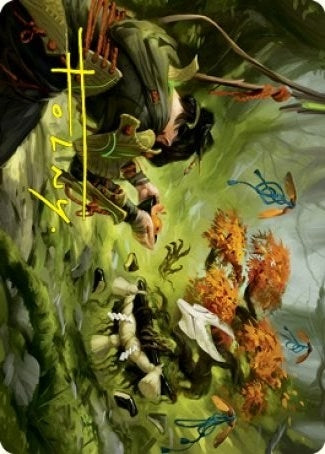 Image for Commune with Spirits Art Card (Gold-Stamped Signature) (40) [Kamigawa: Neon Dynasty] - Magic: The Gathering