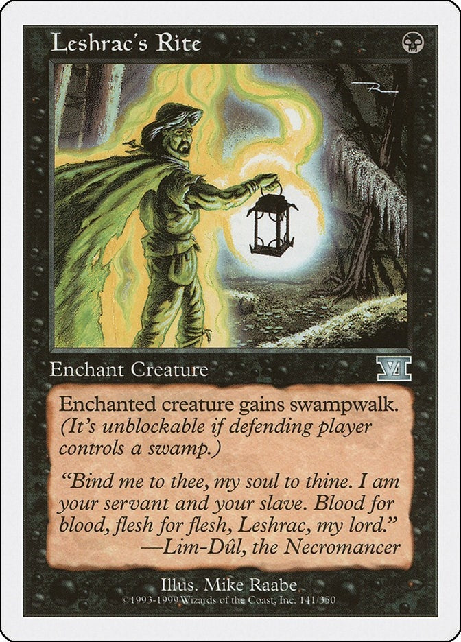 Image for Leshrac's Rite (141) [Classic Sixth Edition] - Magic: The Gathering