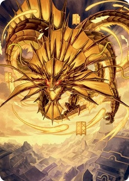 Ao, the Dawn Sky Art Card (46/81) (46) [Art Series: Kamigawa: Neon Dynasty]