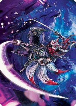 Image for Blade-Blizzard Kitsune Art Card (47) [Kamigawa: Neon Dynasty] - Magic: The Gathering