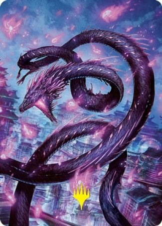 Image for Junji, the Midnight Sky Art Card (58/81) (Gold-Stamped Signature) (58) [Kamigawa: Neon Dynasty] - Magic: The Gathering