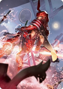 Image for Peerless Samurai Art Card (63) [Kamigawa: Neon Dynasty] - Magic: The Gathering