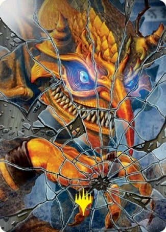 Image for Reflection of Kiki-Jiki Art Card (Gold-Stamped Signature) (64) [Kamigawa: Neon Dynasty] - Magic: The Gathering