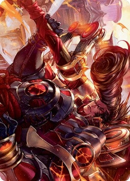 Upriser Renegade Art Card (65) [Art Series: Kamigawa: Neon Dynasty]