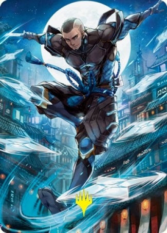 Image for Kaito Shizuki Art Card (70/81) (Gold-Stamped Signature) (70) [Kamigawa: Neon Dynasty] - Magic: The Gathering