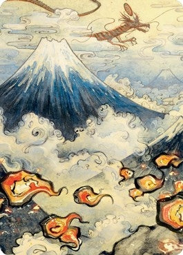 Image for Mountain (299) Art Card (78) [Kamigawa: Neon Dynasty] - Magic: The Gathering
