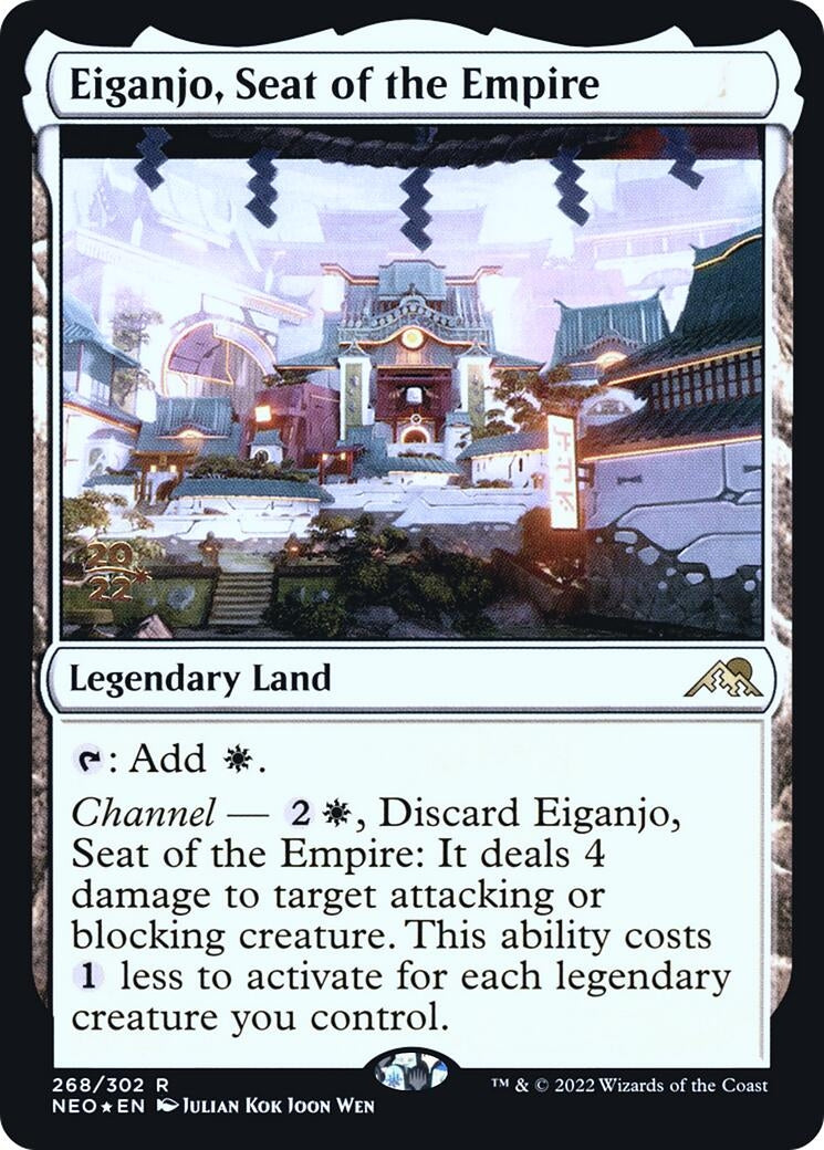Image for Eiganjo, Seat of the Empire (268) [Prerelease Cards] - Magic: The Gathering