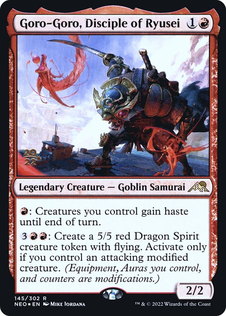 Image for Goro-Goro, Disciple of Ryusei (145) [Prerelease Cards] - Magic: The Gathering