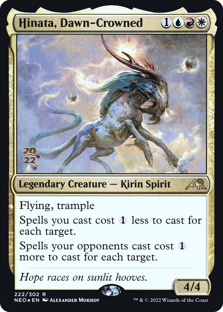 Image for Hinata, Dawn-Crowned (222) [Prerelease Cards] - Magic: The Gathering