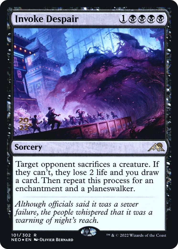 Image for Invoke Despair (101) [Prerelease Cards] - Magic: The Gathering
