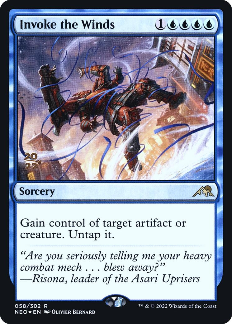Image for Invoke the Winds (58) [Prerelease Cards] - Magic: The Gathering