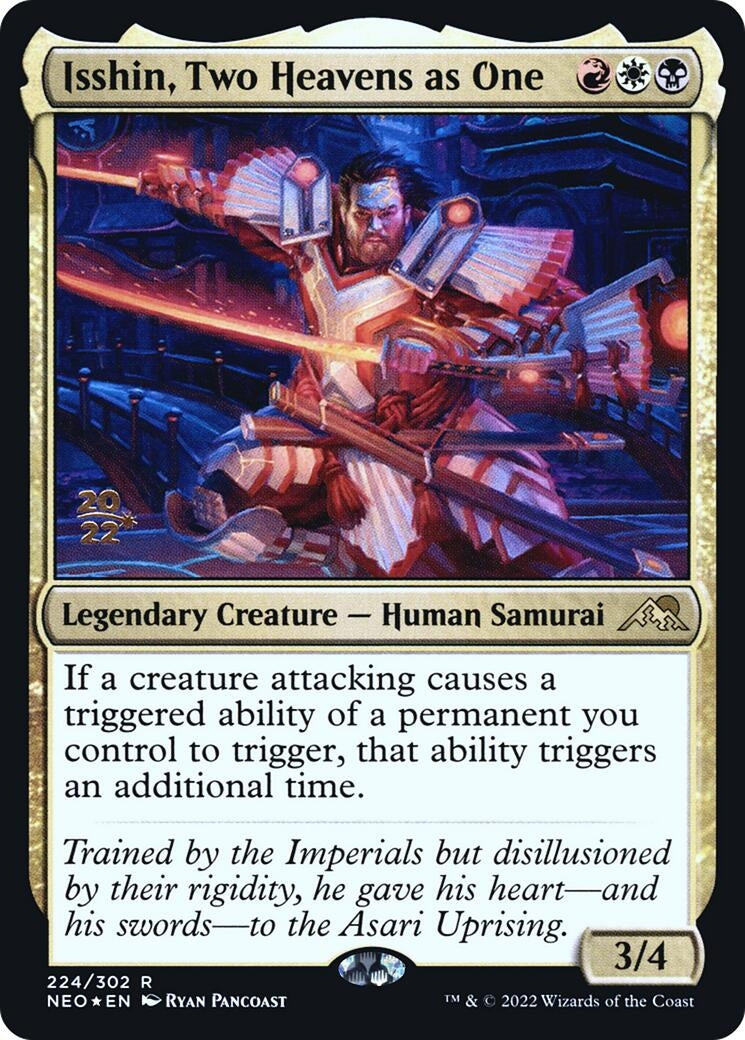 Image for Isshin, Two Heavens as One (224) [Prerelease Cards] - Magic: The Gathering