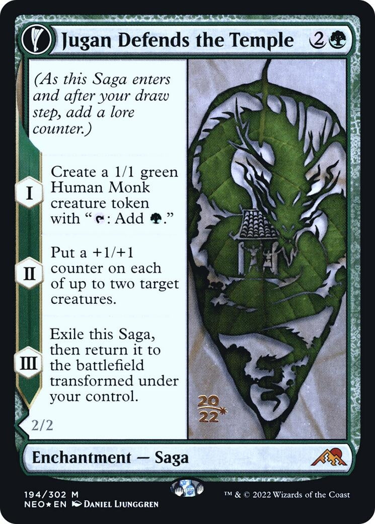 Image for Jugan Defends the Temple (194) [Prerelease Cards] - Magic: The Gathering