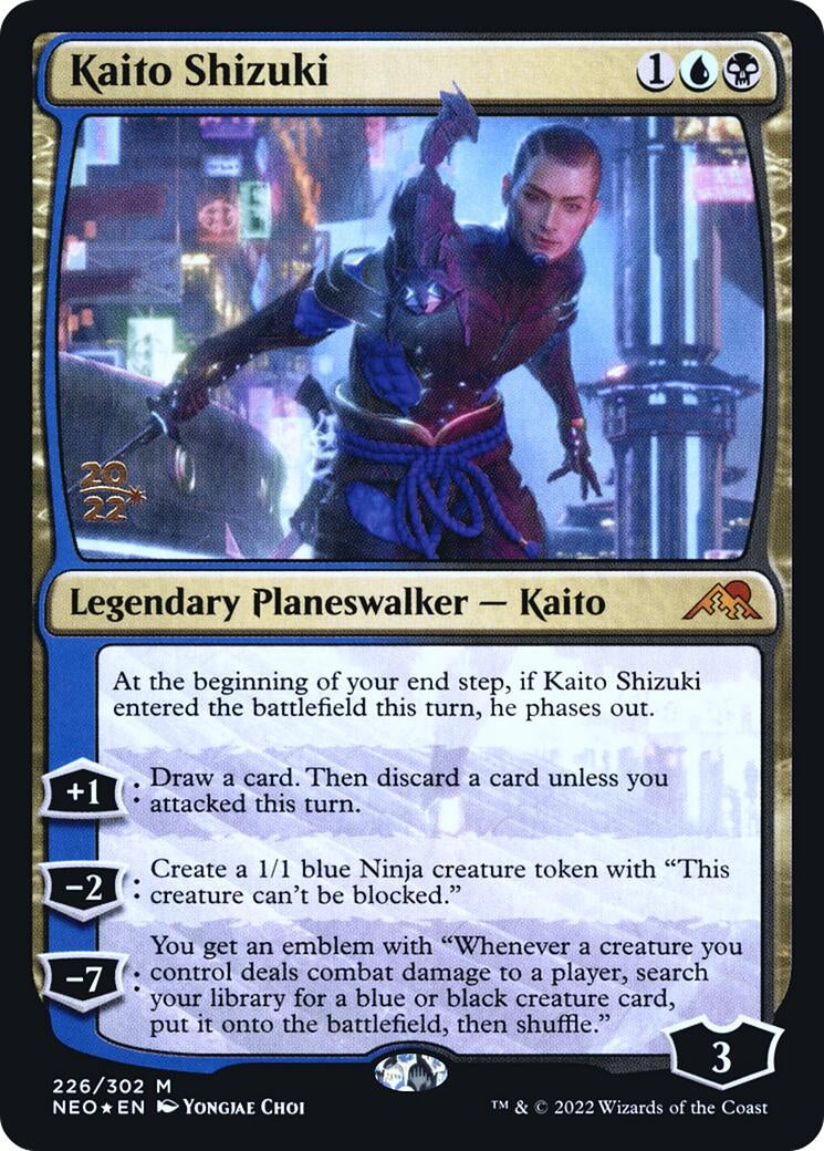 Image for Kaito Shizuki (226) [Prerelease Cards] - Magic: The Gathering