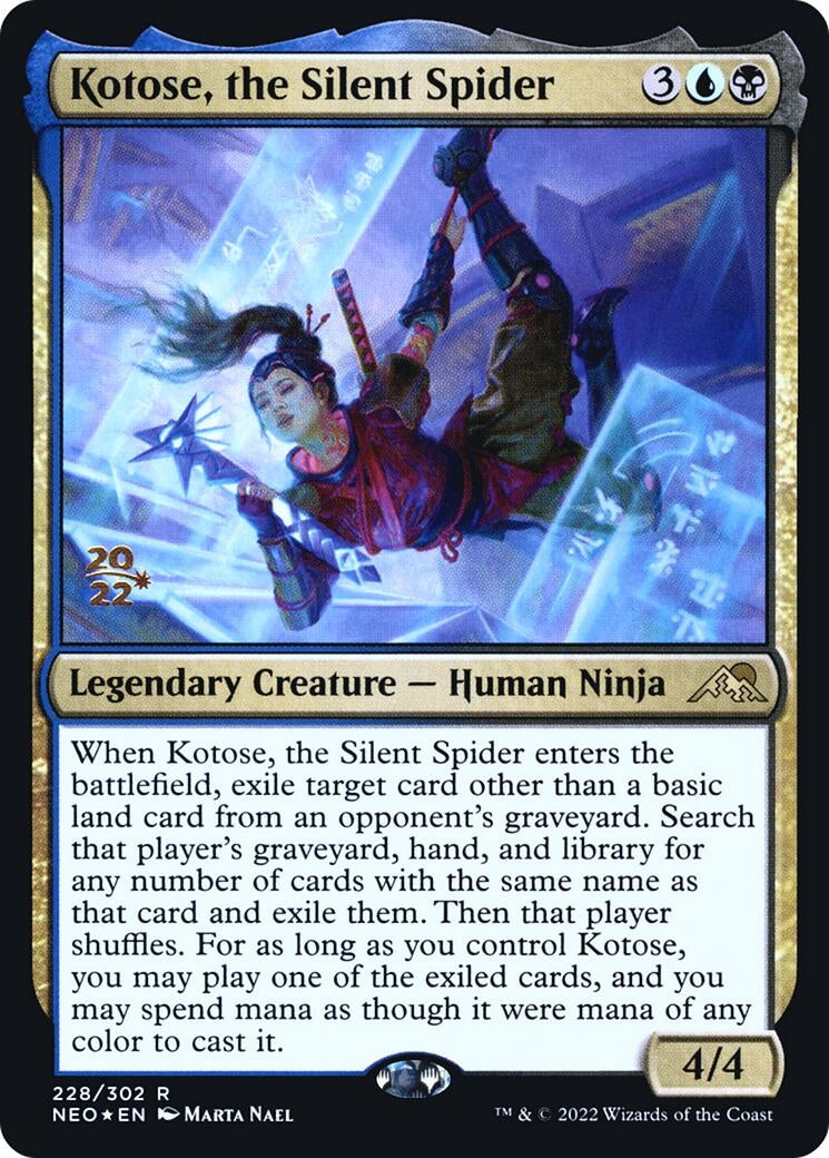 Image for Kotose, the Silent Spider (228) [Prerelease Cards] - Magic: The Gathering