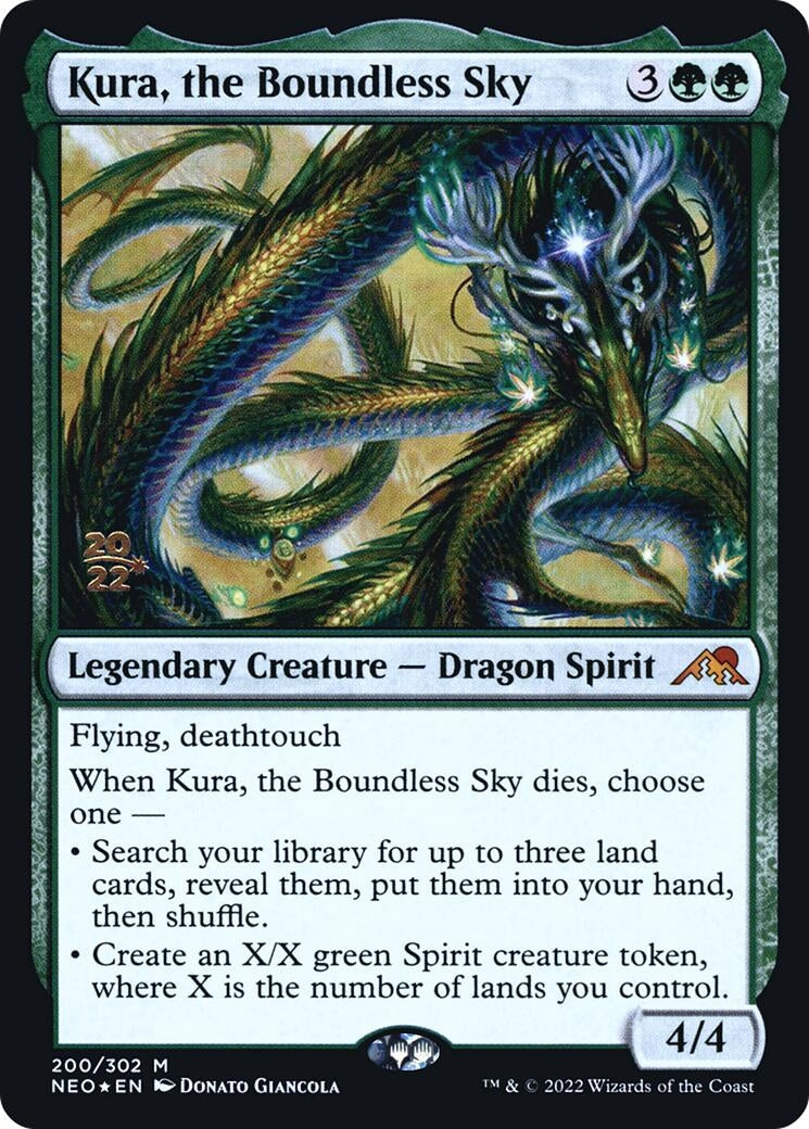 Image for Kura, the Boundless Sky (200) [Prerelease Cards] - Magic: The Gathering