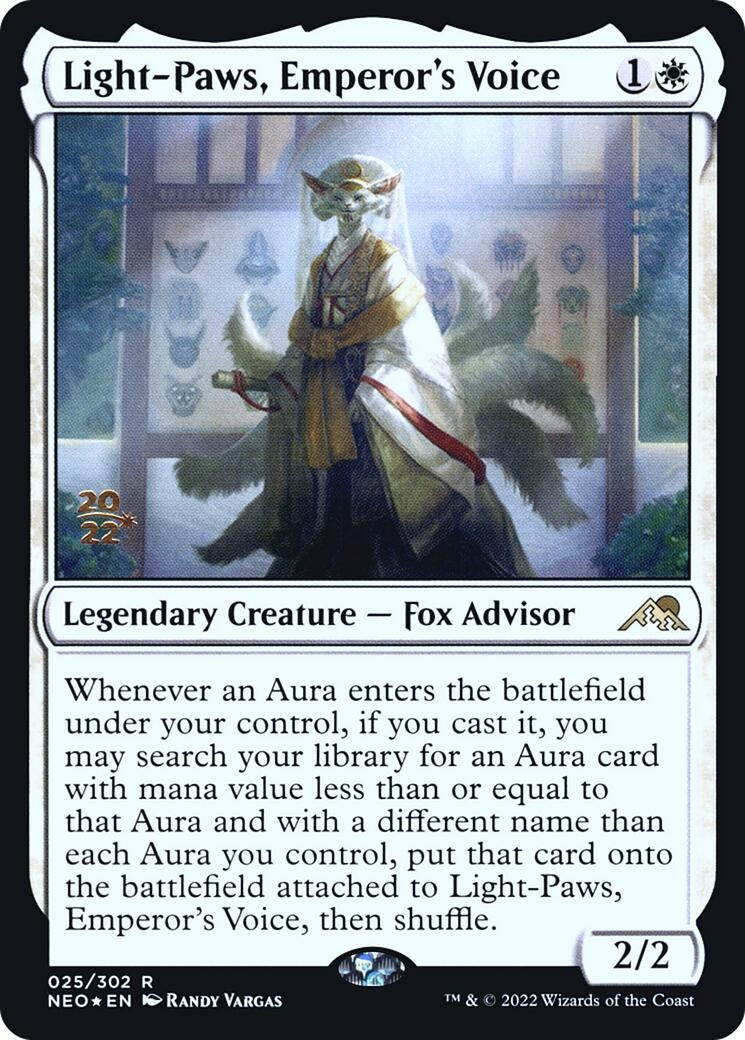 Image for Light-Paws, Emperor's Voice (25) [Prerelease Cards] - Magic: The Gathering