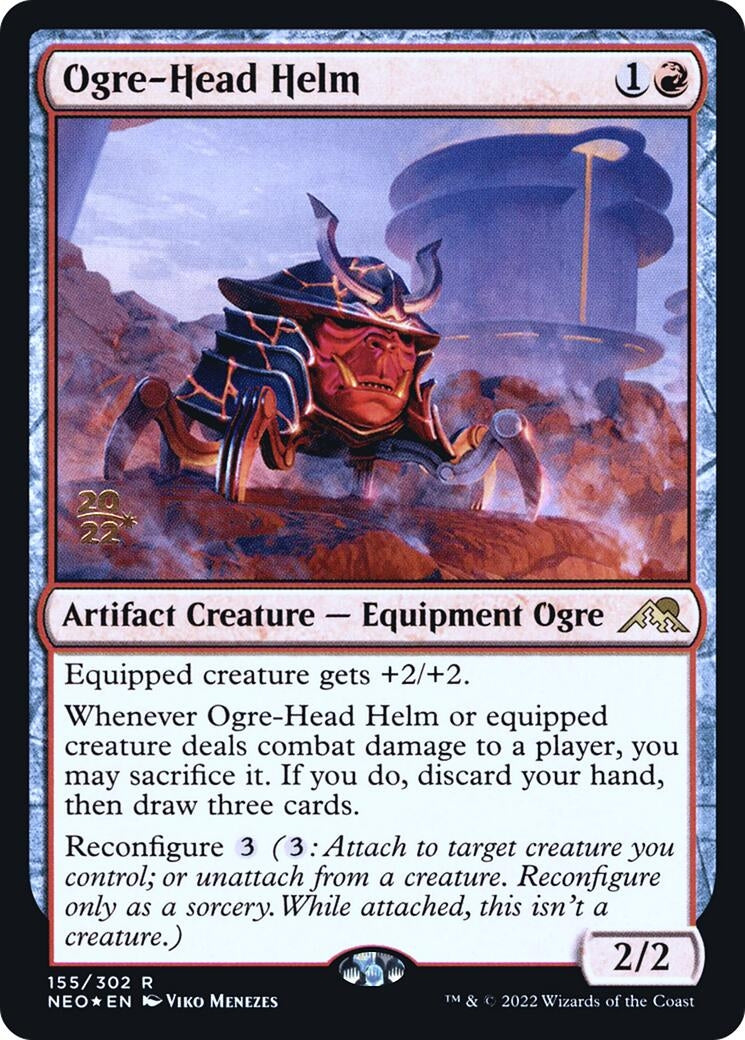 Image for Ogre-Head Helm (155) [Prerelease Cards] - Magic: The Gathering