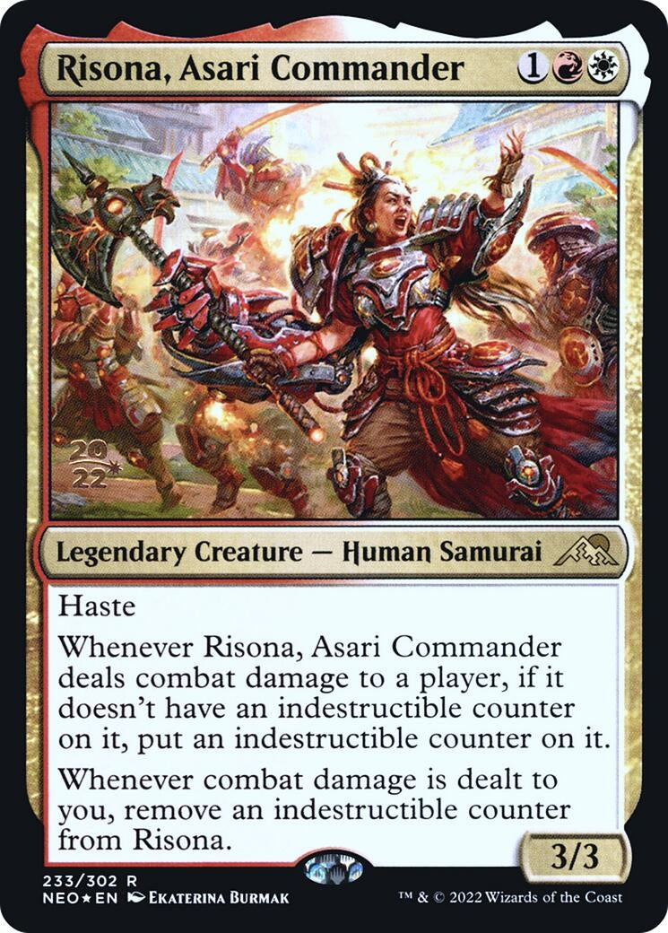 Image for Risona, Asari Commander (233) [Prerelease Cards] - Magic: The Gathering