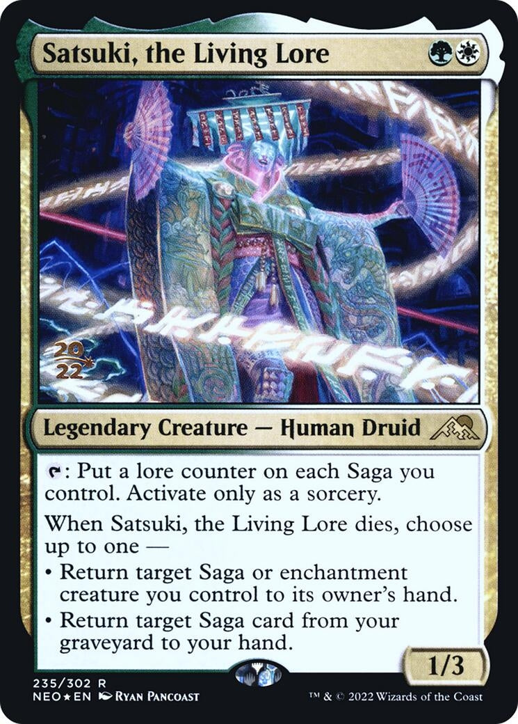 Image for Satsuki, the Living Lore (235) [Prerelease Cards] - Magic: The Gathering