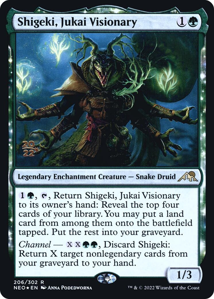 Image for Shigeki, Jukai Visionary (206) [Prerelease Cards] - Magic: The Gathering