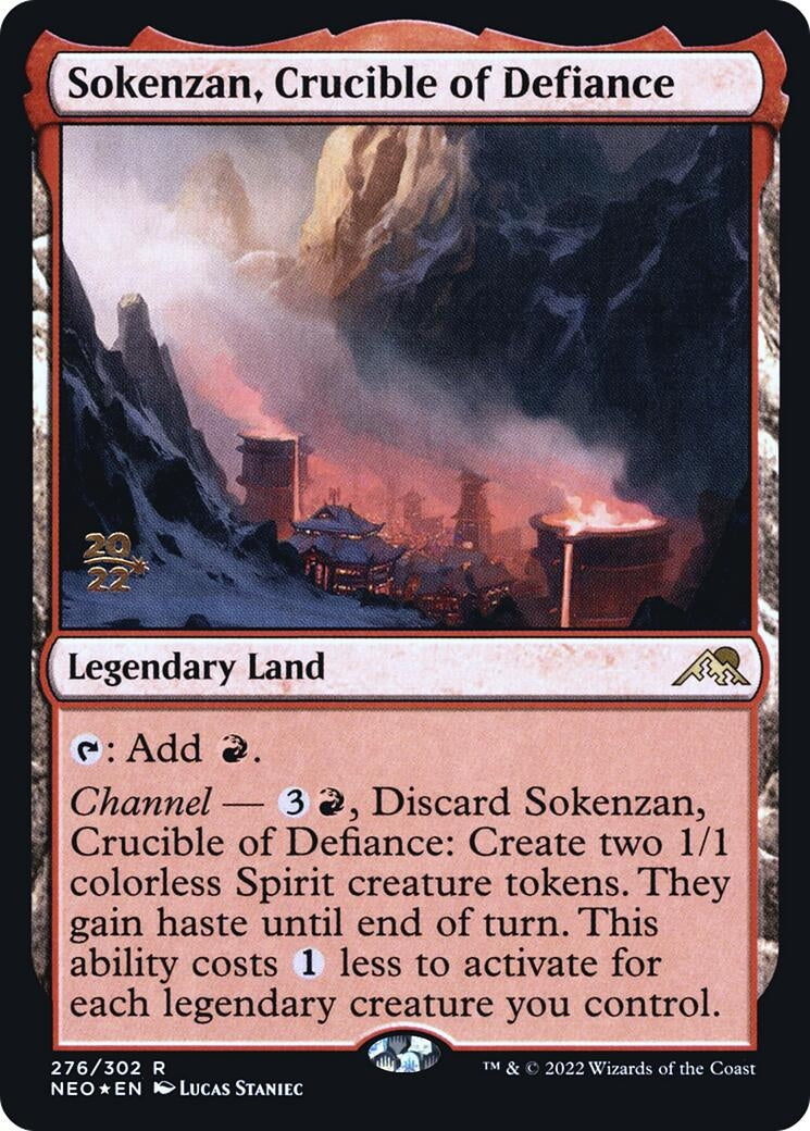 Image for Sokenzan, Crucible of Defiance (276) [Prerelease Cards] - Magic: The Gathering
