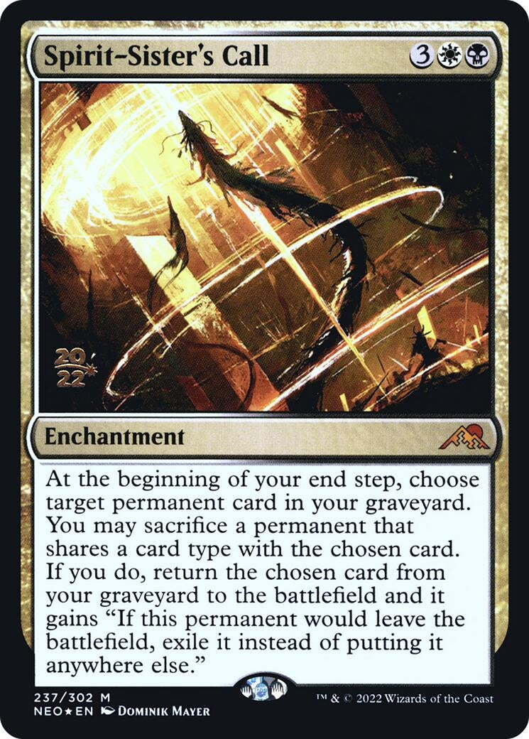 Image for Spirit-Sister's Call (237) [Prerelease Cards] - Magic: The Gathering
