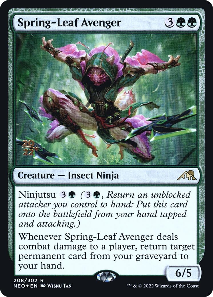 Image for Spring-Leaf Avenger (208) [Prerelease Cards] - Magic: The Gathering