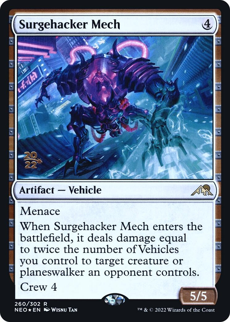Image for Surgehacker Mech (260) [Prerelease Cards] - Magic: The Gathering