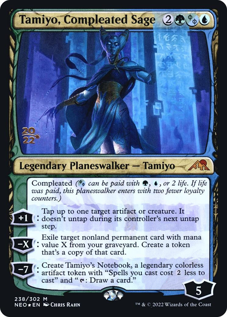 Tamiyo, Compleated Sage (238) [Prerelease Cards]