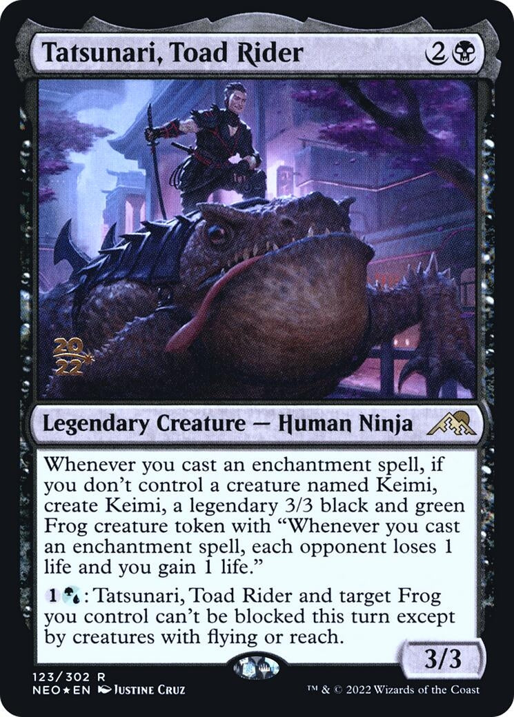 Image for Tatsunari, Toad Rider (123) [Prerelease Cards] - Magic: The Gathering