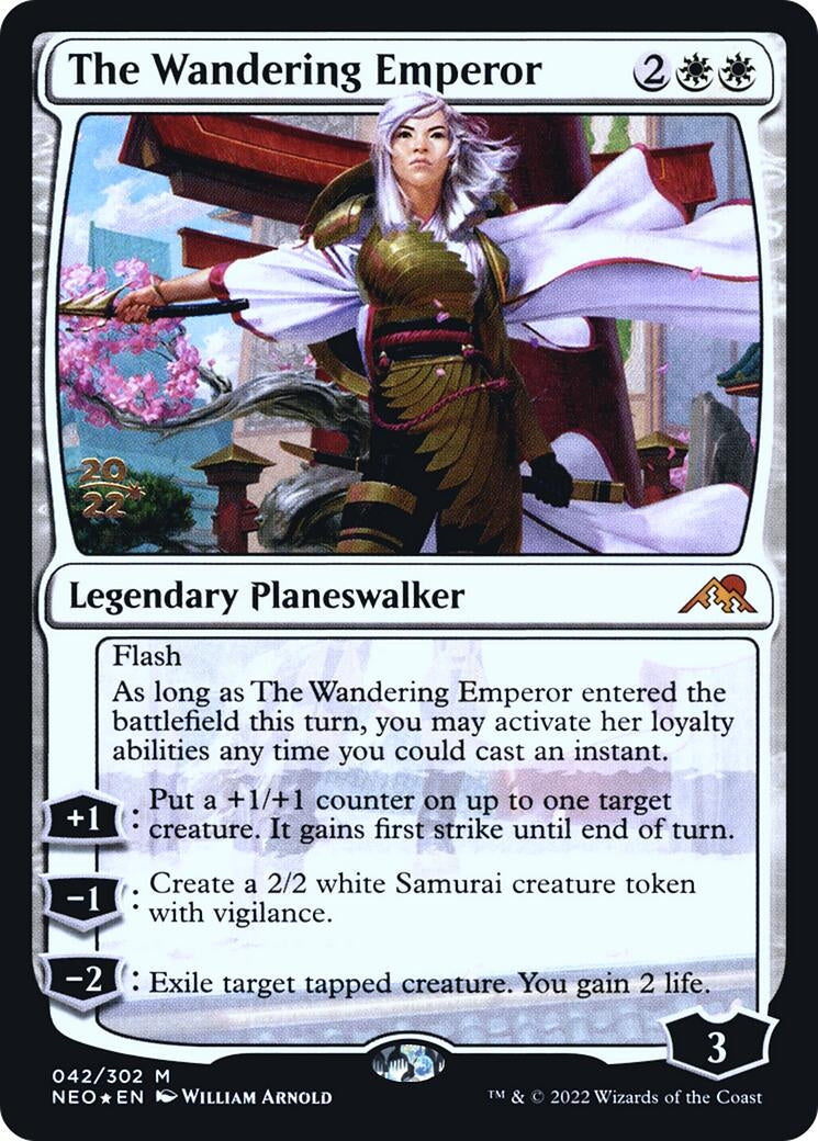 Image for The Wandering Emperor (42) [Prerelease Cards] - Magic: The Gathering