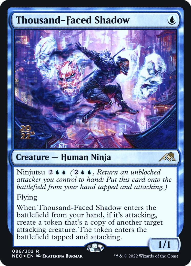 Image for Thousand-Faced Shadow (86) [Prerelease Cards] - Magic: The Gathering