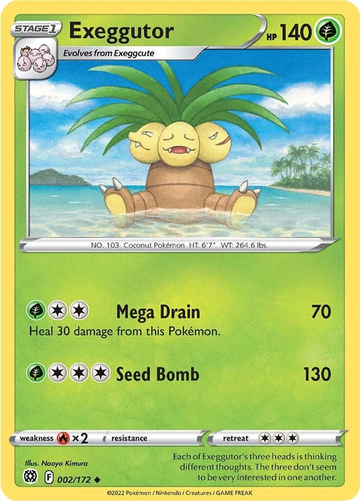 Image for Exeggutor (002/172) [SWSH09: Brilliant Stars] - Pokemon