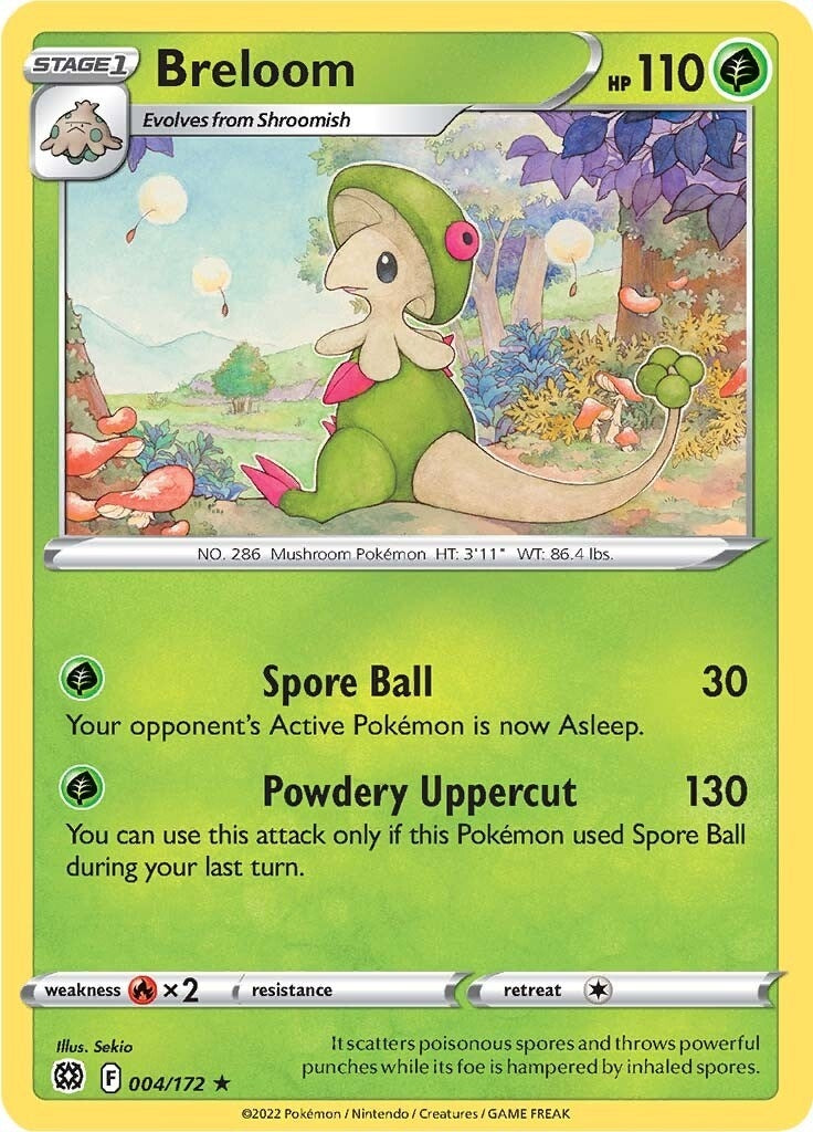 Image for Breloom (004/172) [SWSH09: Brilliant Stars] - Pokemon