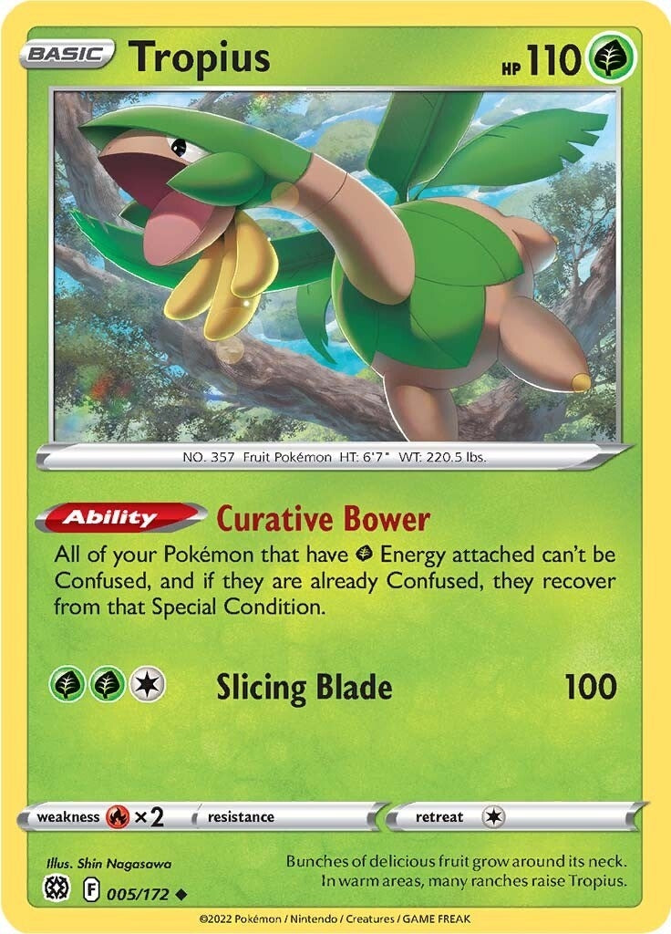 Image for Tropius (005/172) [SWSH09: Brilliant Stars] - Pokemon