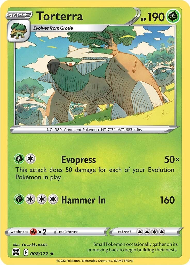 Image for Torterra (008/172) [SWSH09: Brilliant Stars] - Pokemon
