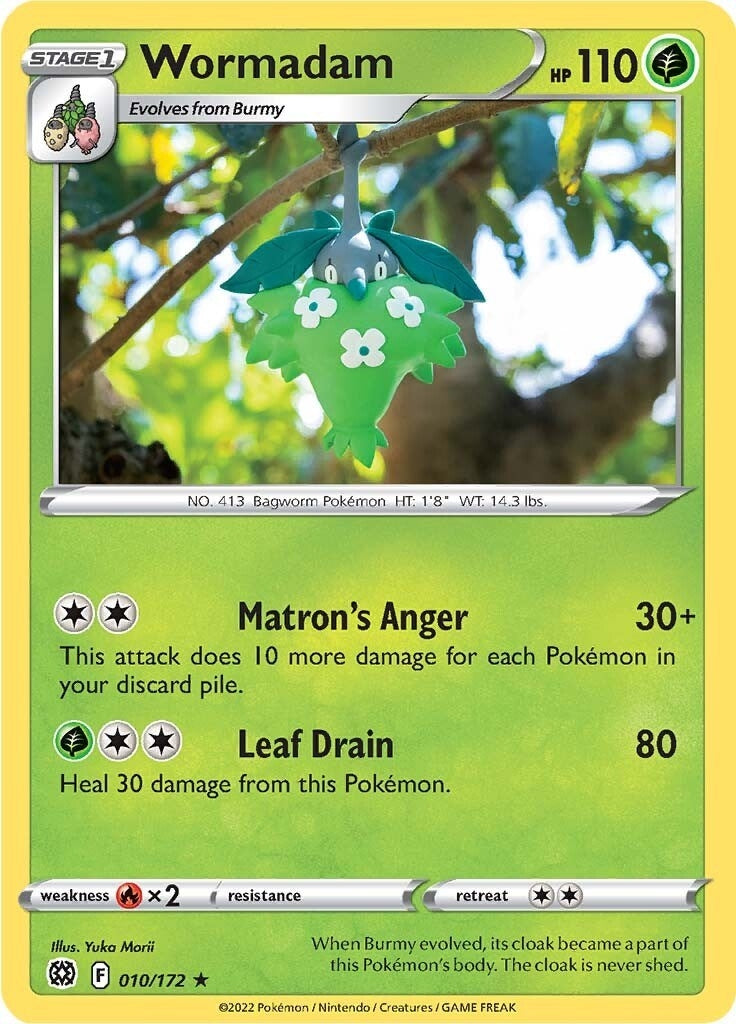Image for Wormadam (10) (010/172) [SWSH09: Brilliant Stars] - Pokemon